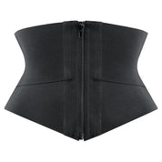 Entrenador de cintura de látex con cremallera, moldeador de cuerpo, ropa moldeadora adelgazante de barriga, corsé de entrenamiento de cintura envolvente para mujer, cintura más delgada