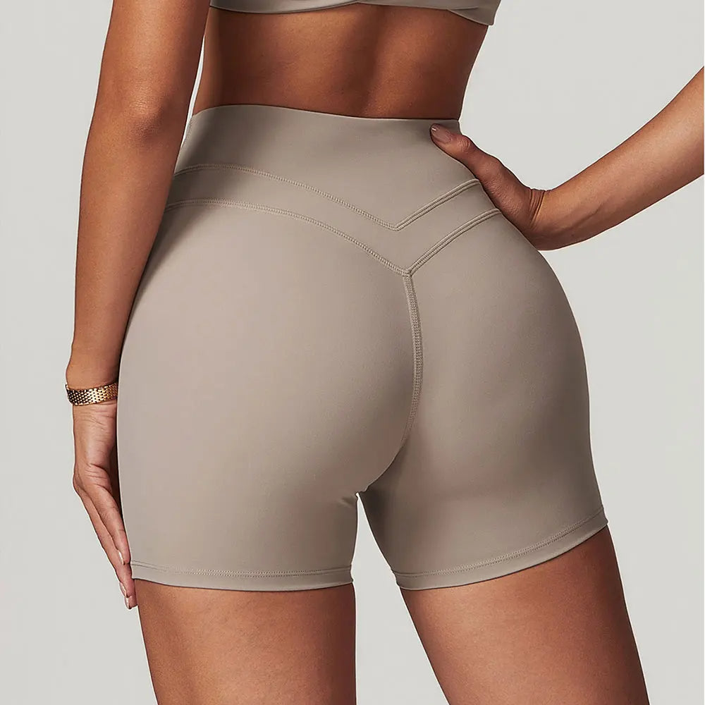 Short Deportivo de Cintura Alta para Mujer – Yoga & Fitness